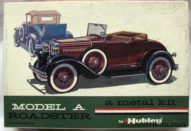 Hubley 1/20 Ford Model A Roadster, 4850-400 plastic model kit